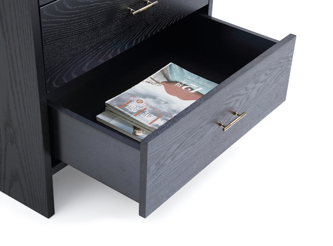 Wales Modern Smoked Ash Chest
