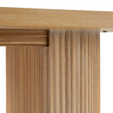 Jacobson Modern Natural Acacia Oval Dining Table