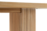 Jacobson Modern Natural Acacia Oval Dining Table