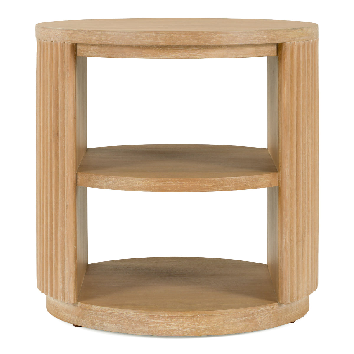 Jacobson Modern Natural Acacia End Table
