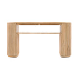 Jacobson Modern Natural Acacia Console Table
