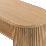 Jacobson Modern Natural Acacia Console Table