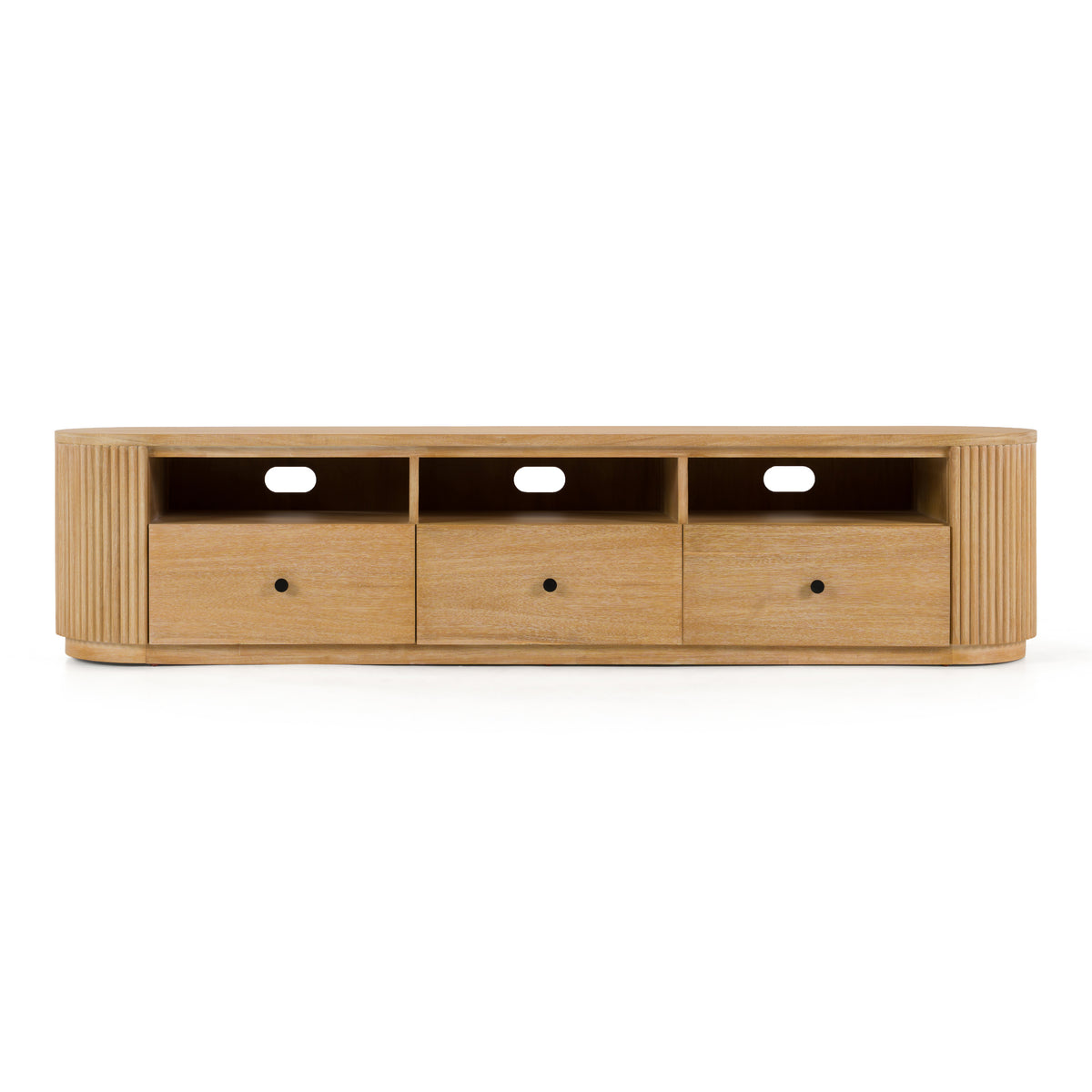 Jacobson Modern Natural Acacia TV Stand