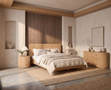 Jacobson Modern Natural Acacia Bed