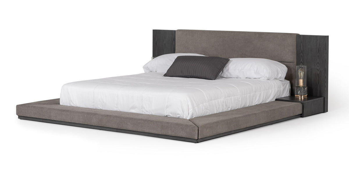 Queen Jagger Modern Grey Bed