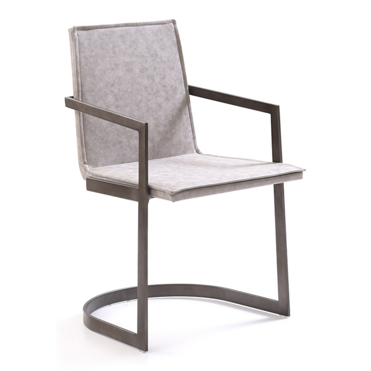 Jago Modern White Wash Grey Dining Chair