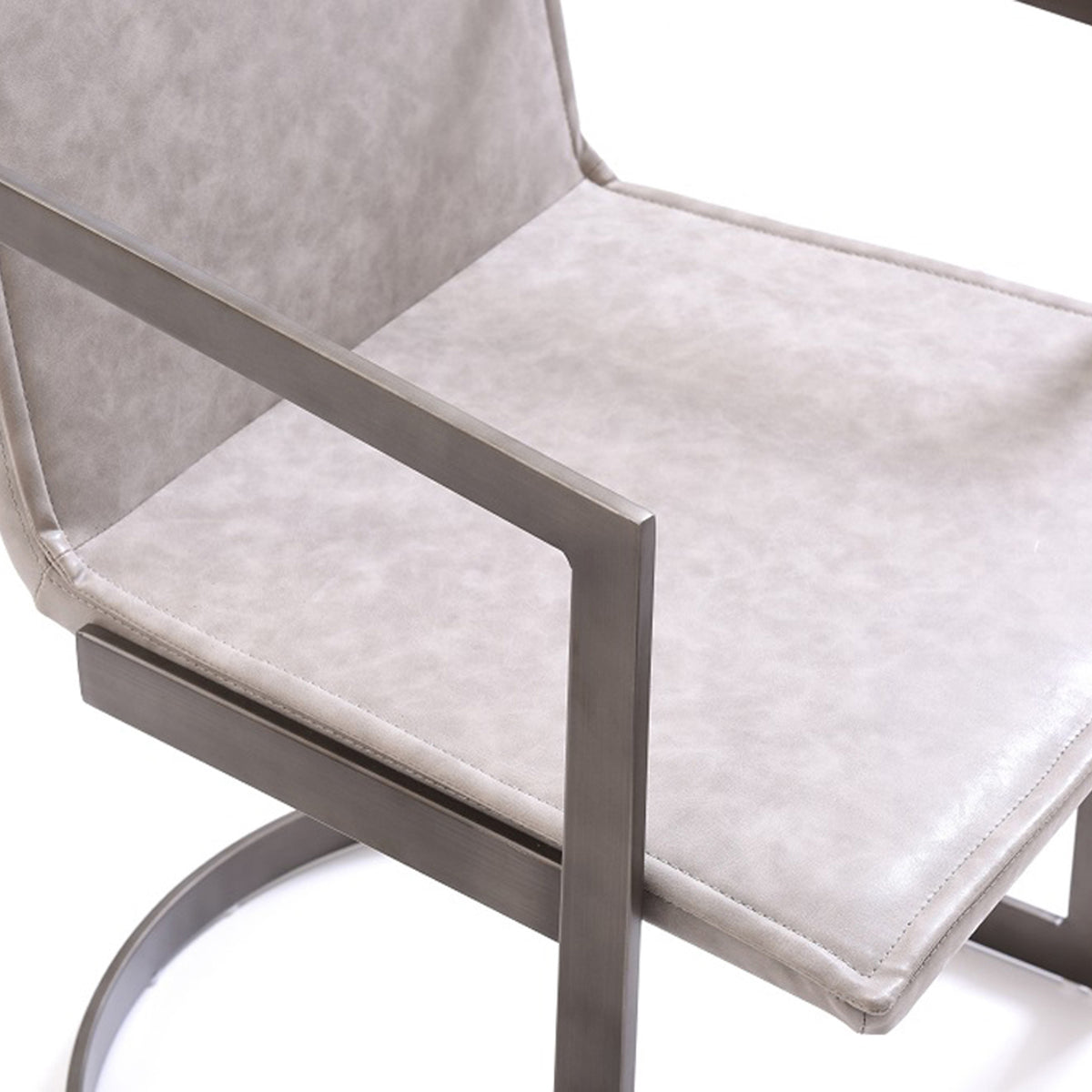 Jago Modern White Wash Grey Dining Chair