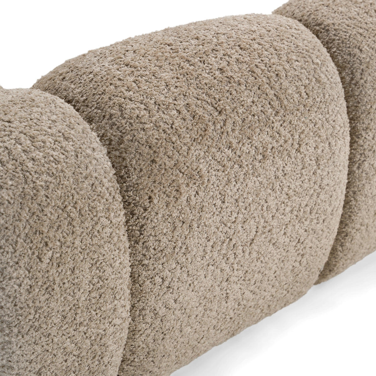 Janine Modern Tan Fabric Bed