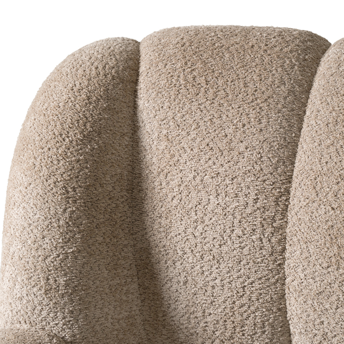 Janine Modern Tan Fabric Bed