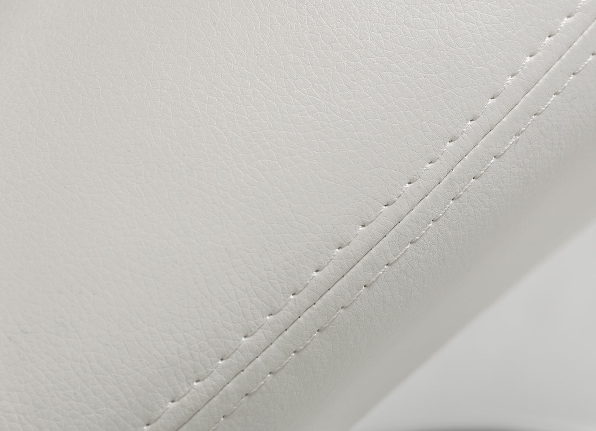 Penn Modern White Leatherette Dining Chair (Set of 2)