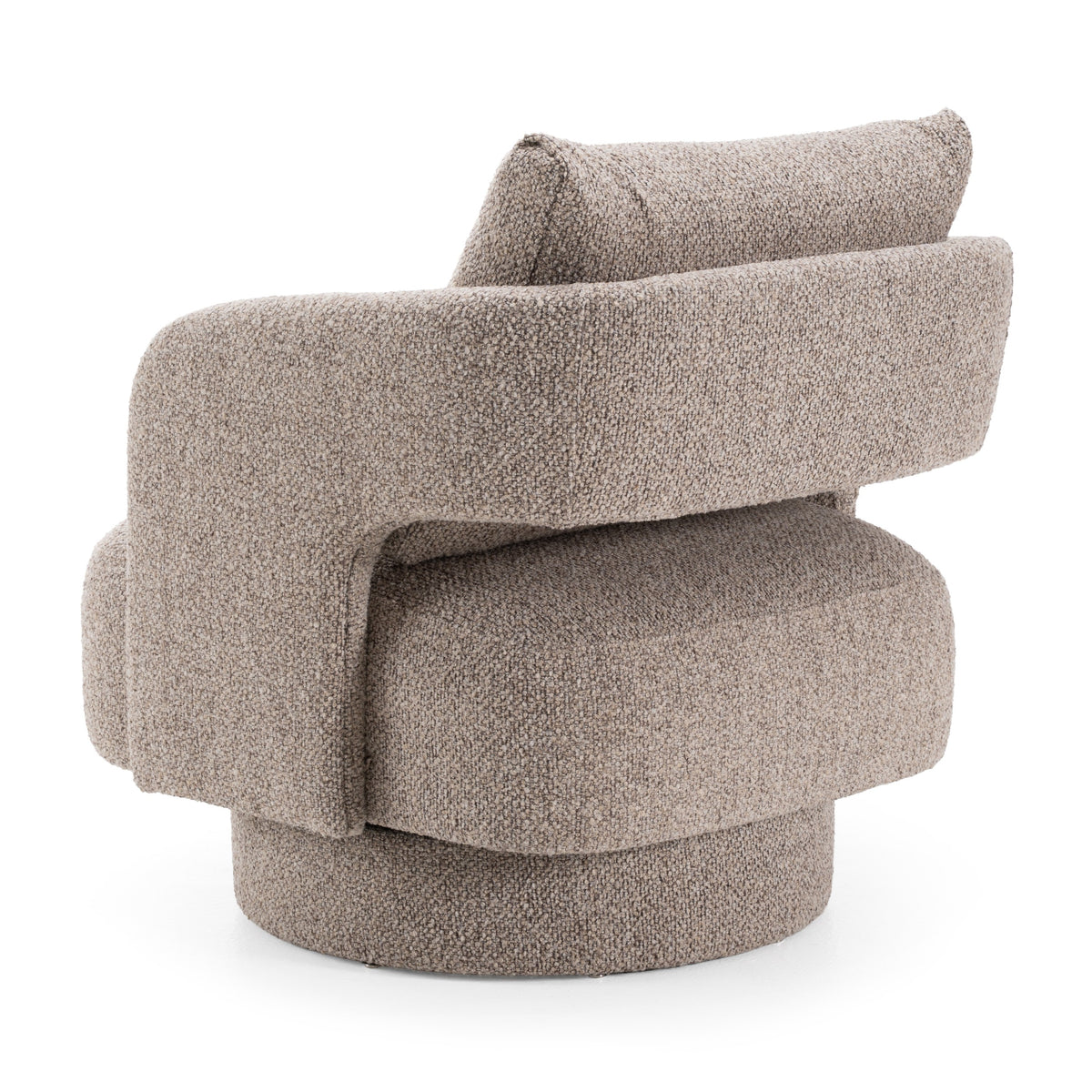 Johnny Modern Brown Fabric Accent Chair