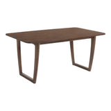 Jordan Modern Walnut Dining Table