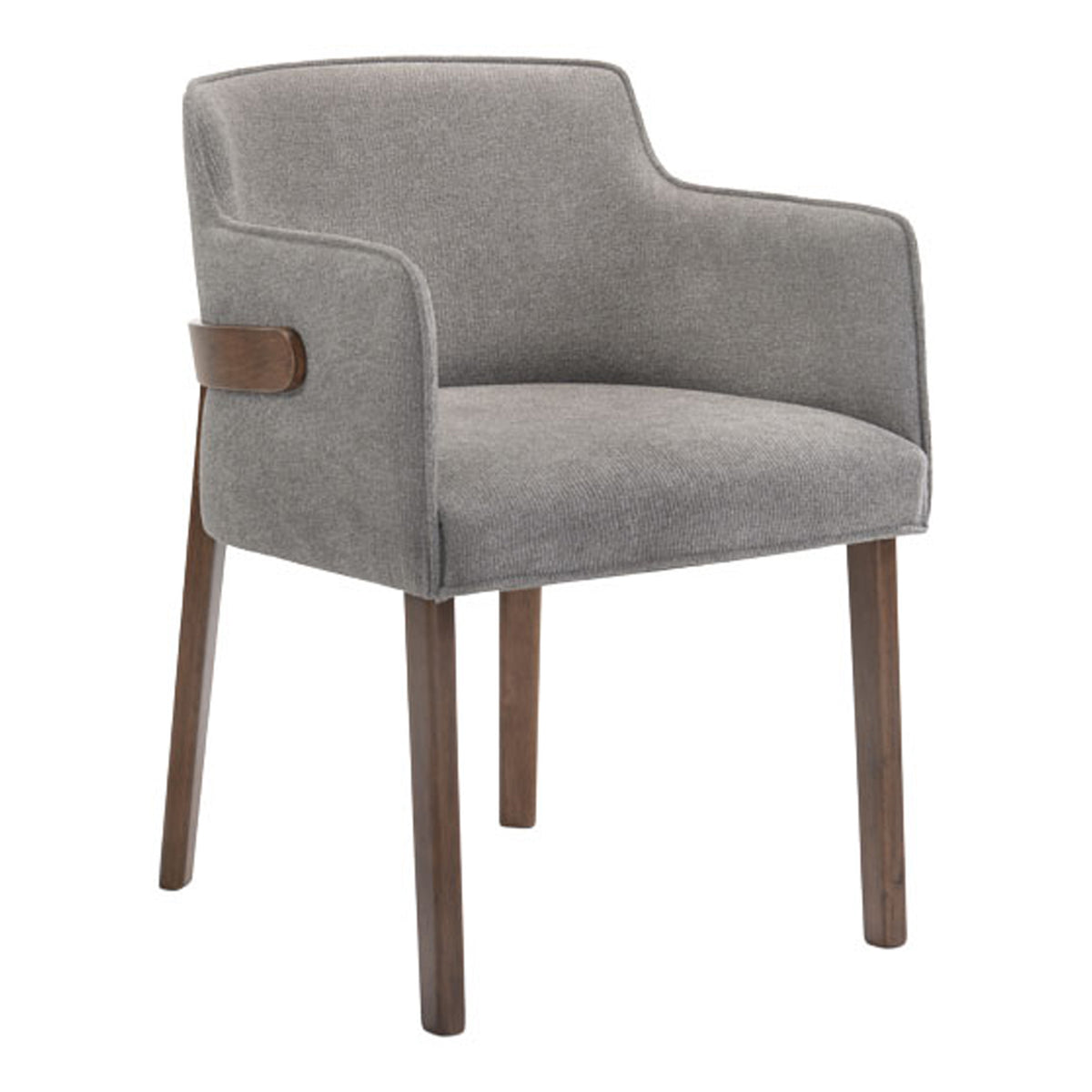 Jordan Modern Walnut & Grey Dining Set