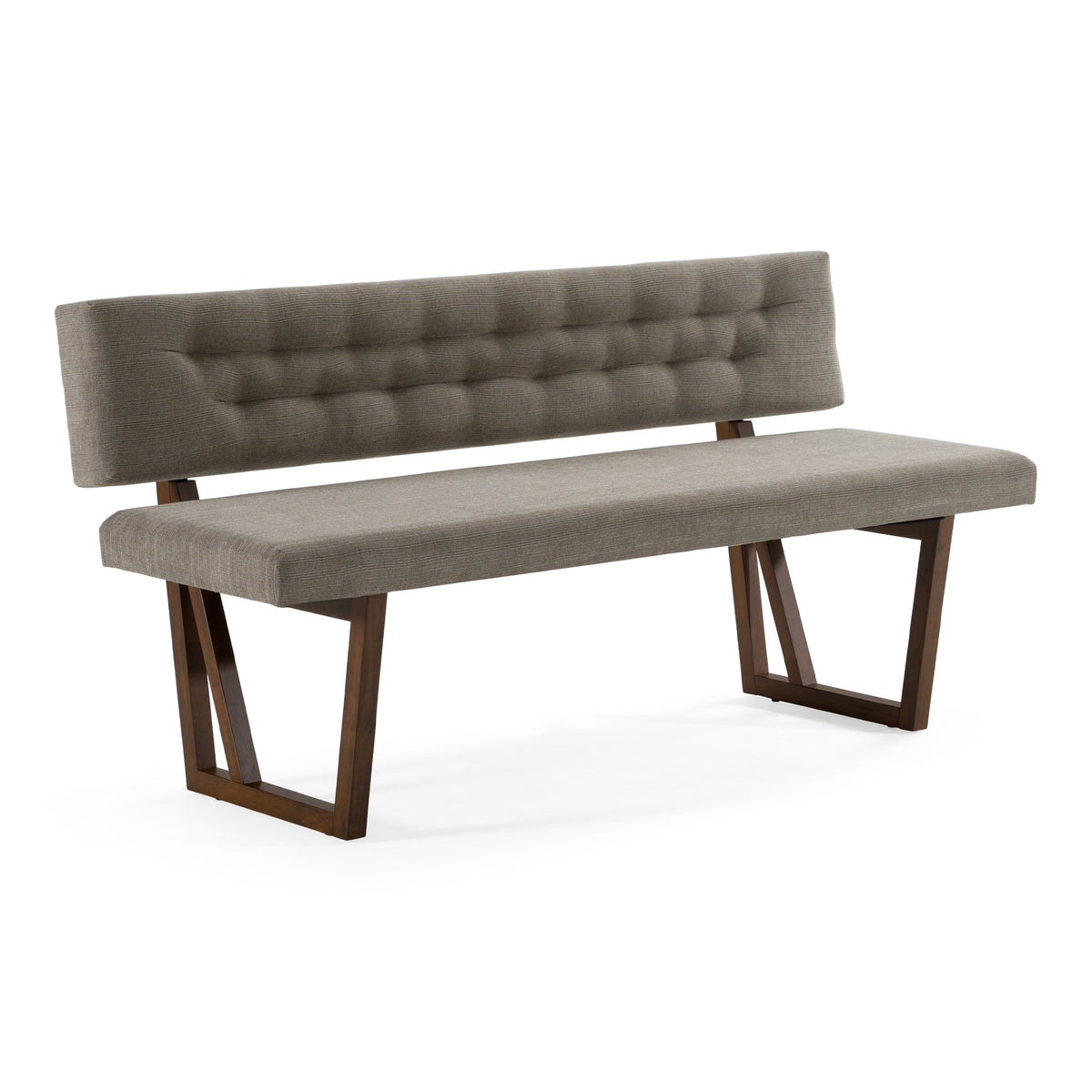 Jordan Modern Walnut & Grey Dining Set