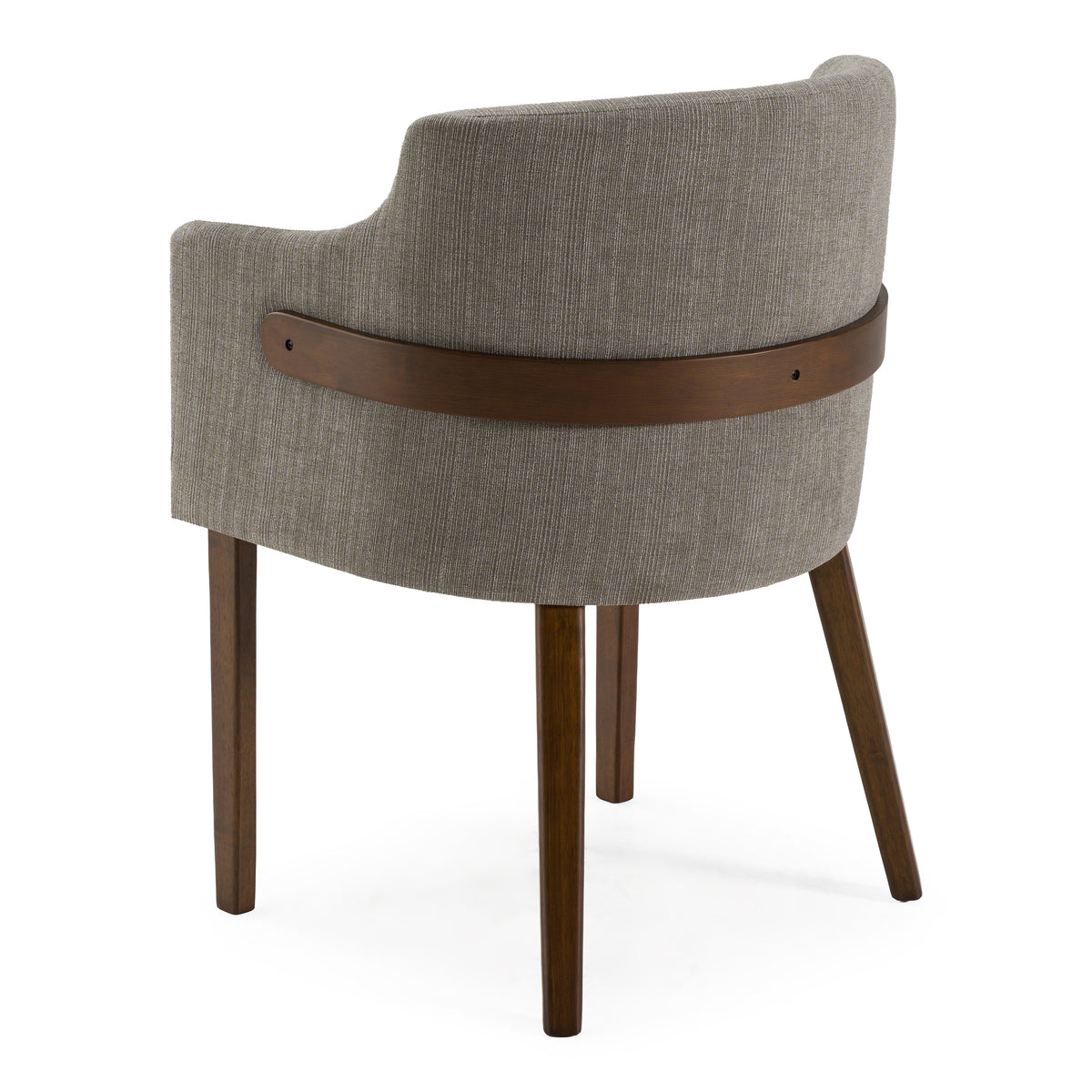 Jordan Modern Grey & Walnut Dining Chair (Set of 2)