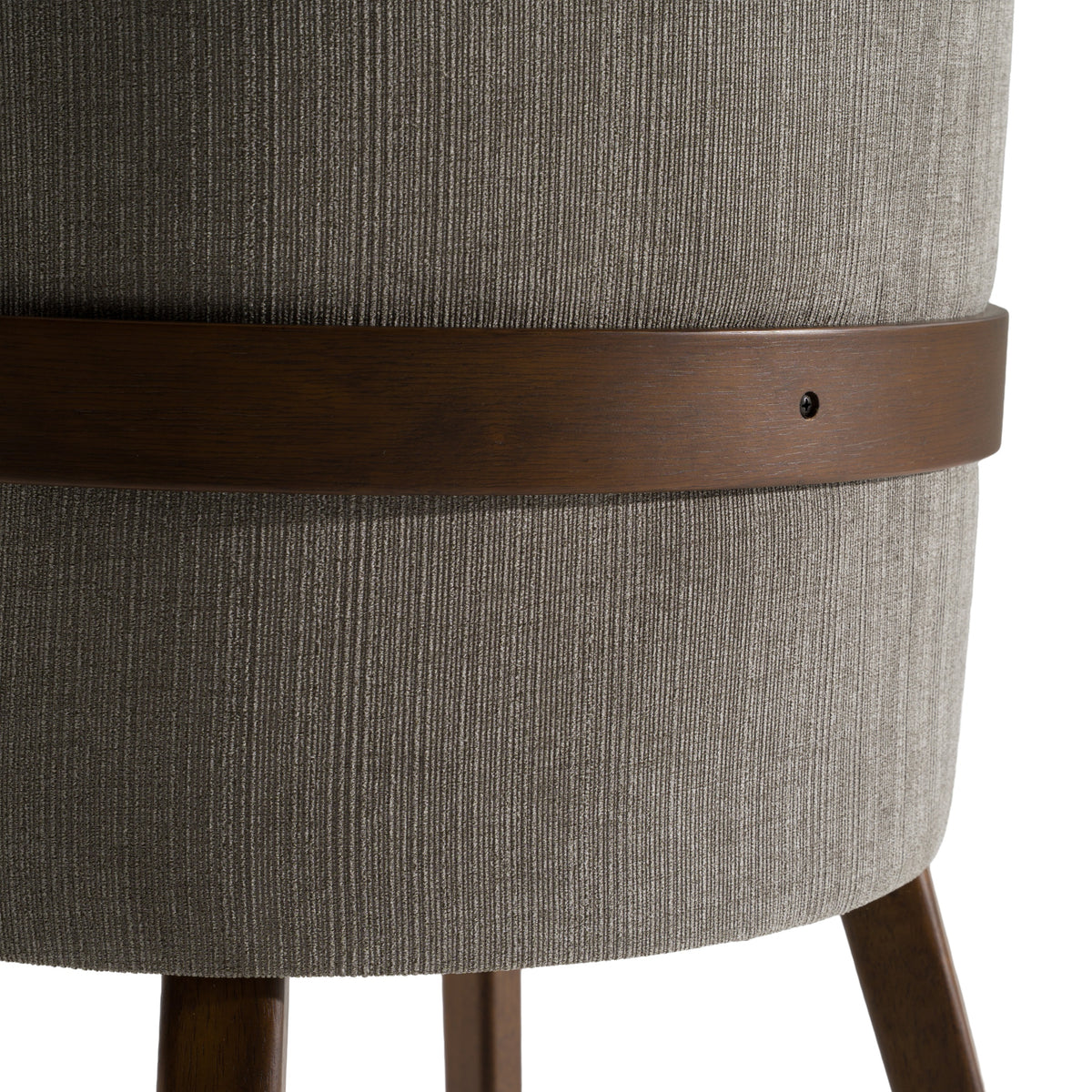 Jordan Modern Grey & Walnut Dining Chair (Set of 2)