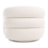 Joshua Modern White Fabric Accent Chair