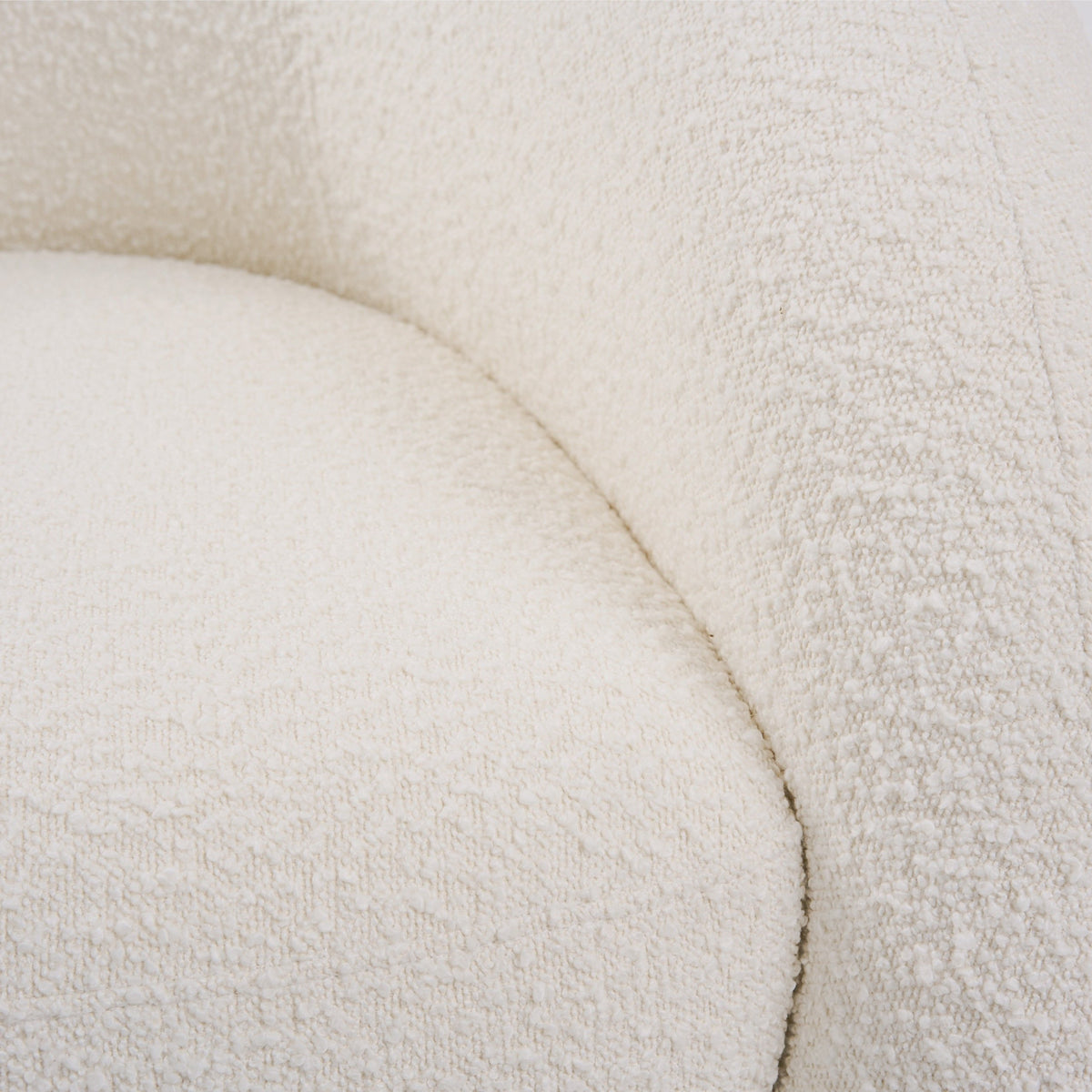 Joshua Modern White Fabric Accent Chair