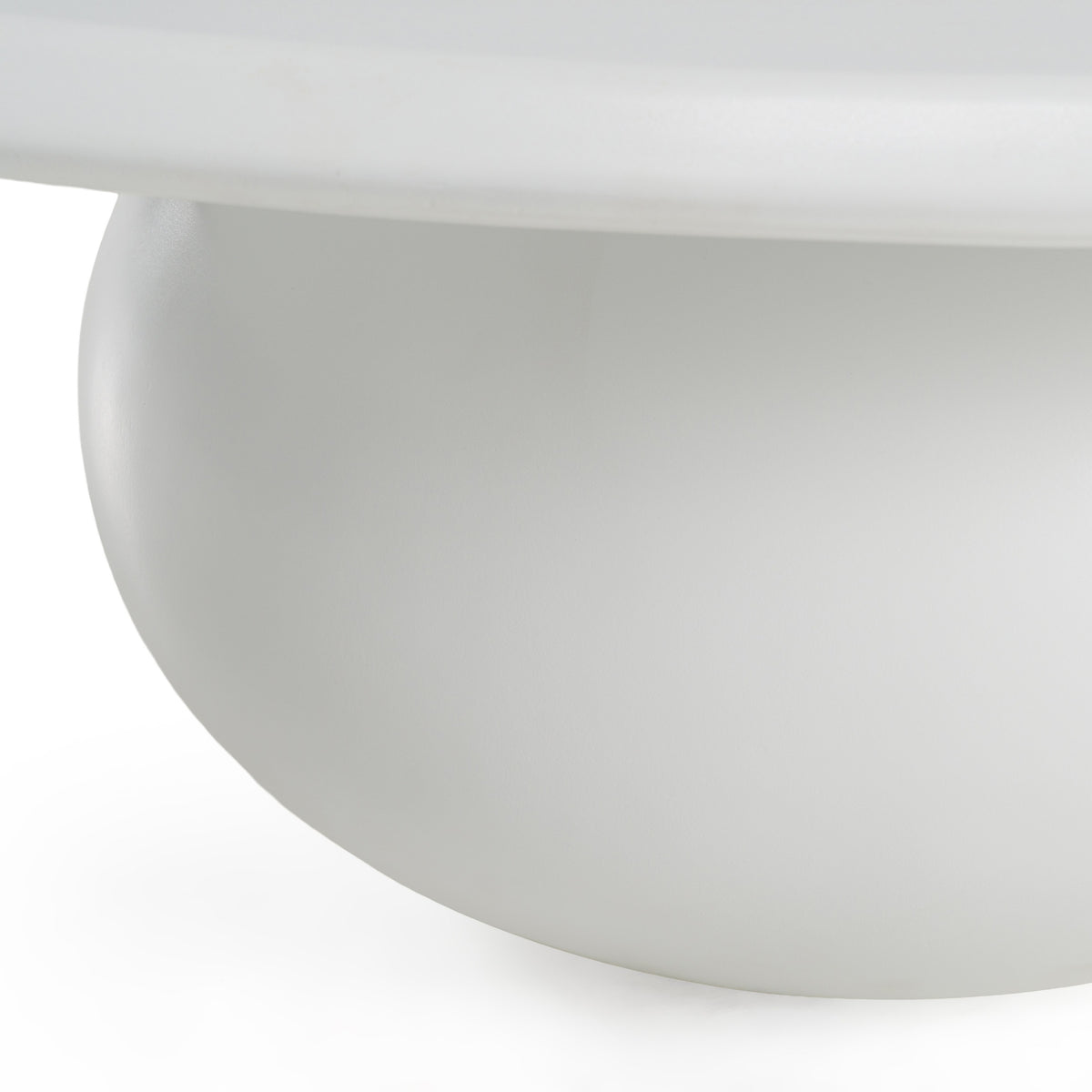 Kalvin Modern Ivory Concrete Nesting Coffee Table Set