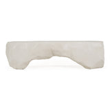 Kamet Modern Cream Concrete Bench