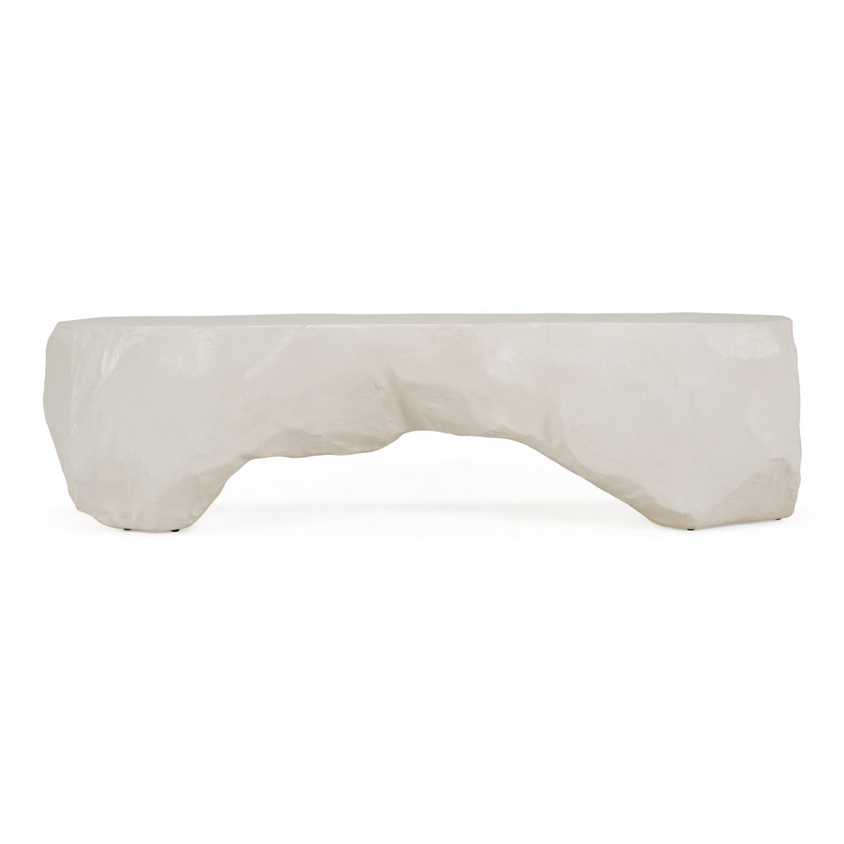 Kamet Modern Cream Concrete Bench