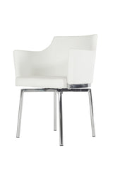 Kaweah Modern White Dining Chair