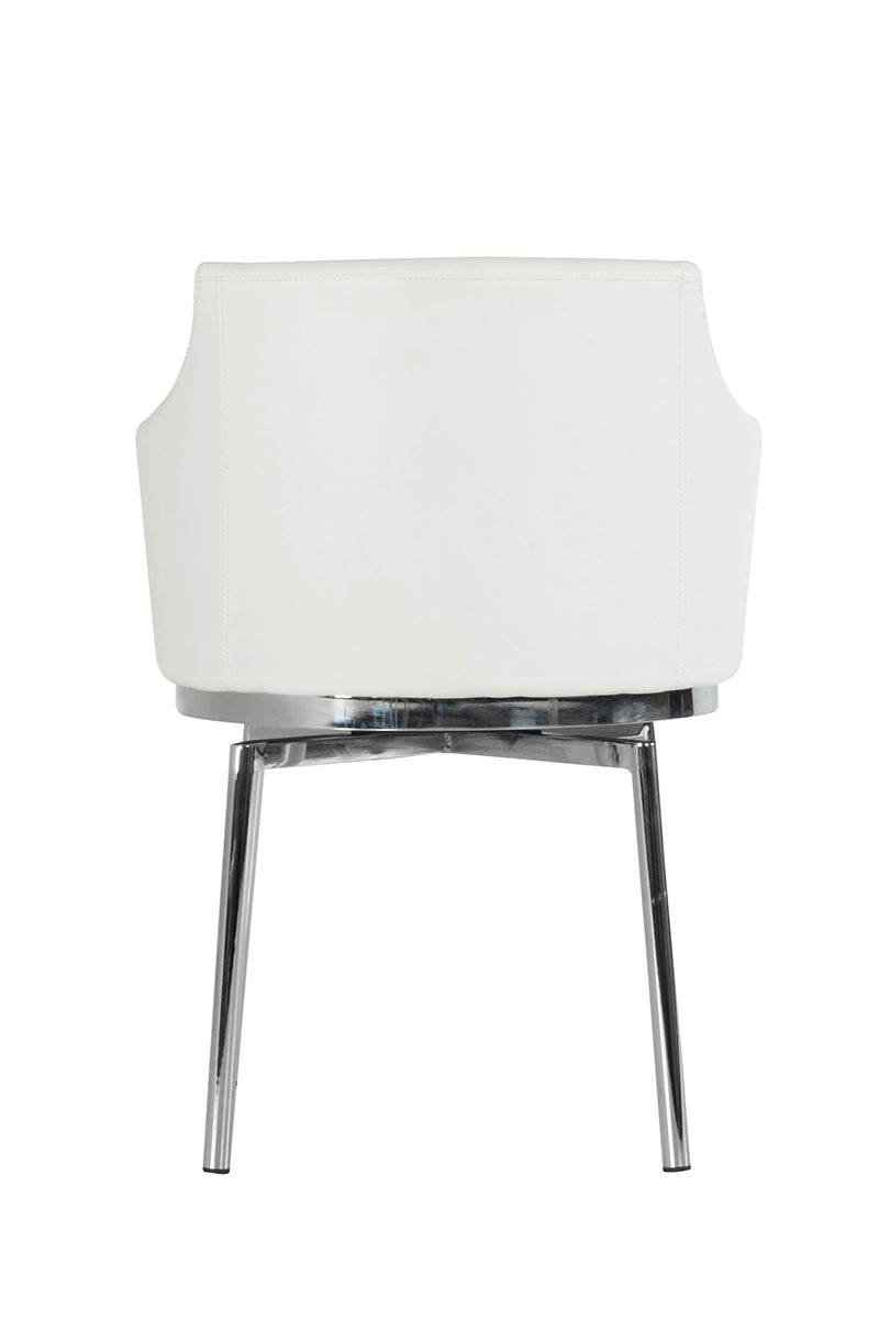 Kaweah Modern White Dining Chair