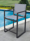 Mielcasa | Grey Renava Kayak Modern Dark Charcoal Outdoor Counter Stool | SKU VGGERH-AGEAN-BS-CTR-GRY-1 | MPN: 77685 | Free Delivery & Free Return