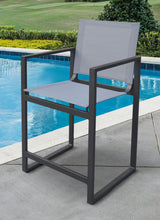 Kayak Modern Dark Charcoal Outdoor Counter Stool