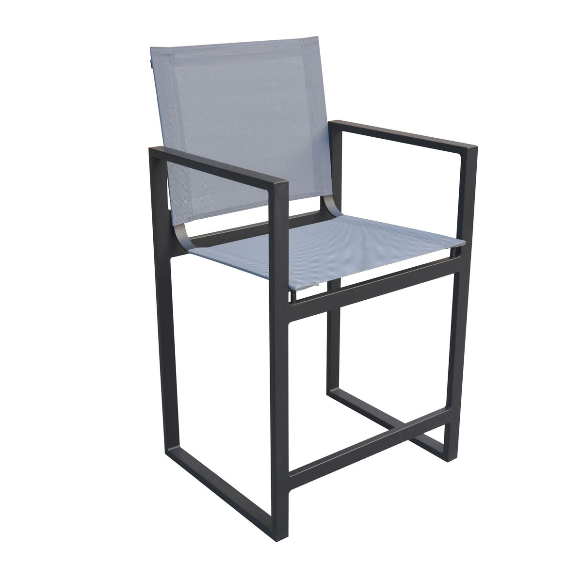 Kayak Modern Dark Charcoal Outdoor Counter Stool