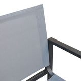 Kayak Modern Dark Charcoal Outdoor Counter Stool