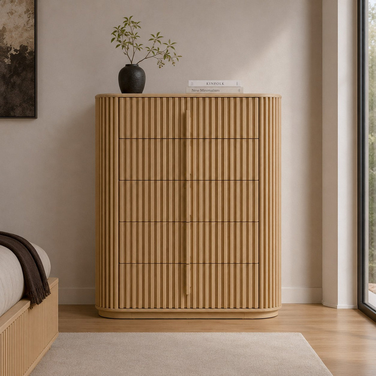 Kayce Modern Natural Oak Chest
