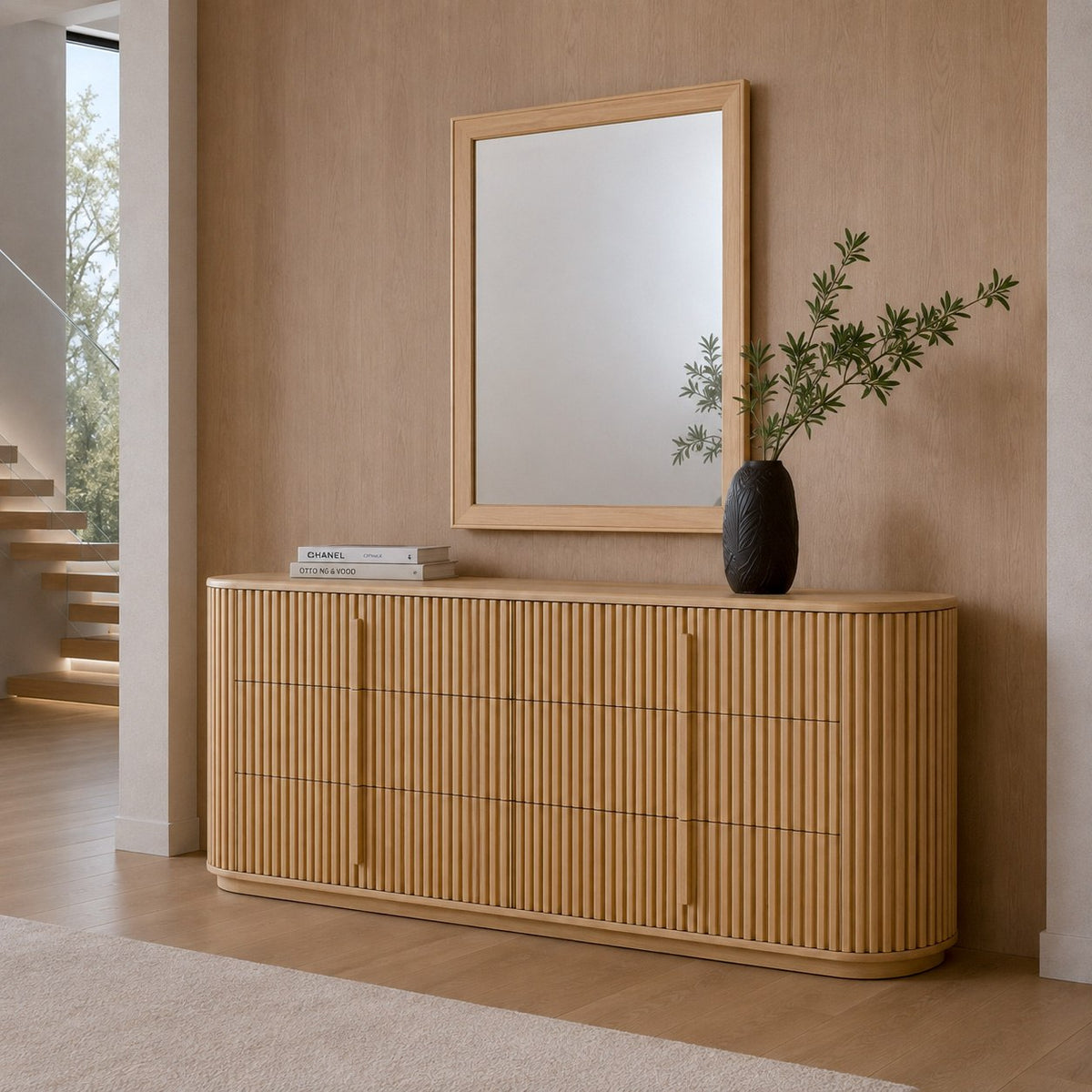 Kayce Modern Natural Oak Dresser