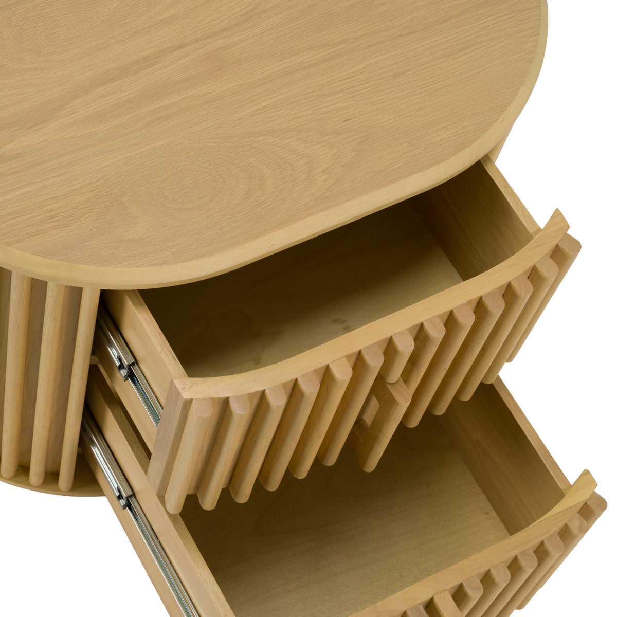 Kayce Modern Natural Oak Nightstand