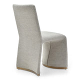 Kenda Contemporary Grey and Brushed Gold Dining Chair (Set of 2)