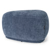 Kinsey Modern Blue Small River Rock Ottoman