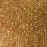 Kinsey Modern Mustard Large River Rock Ottoman