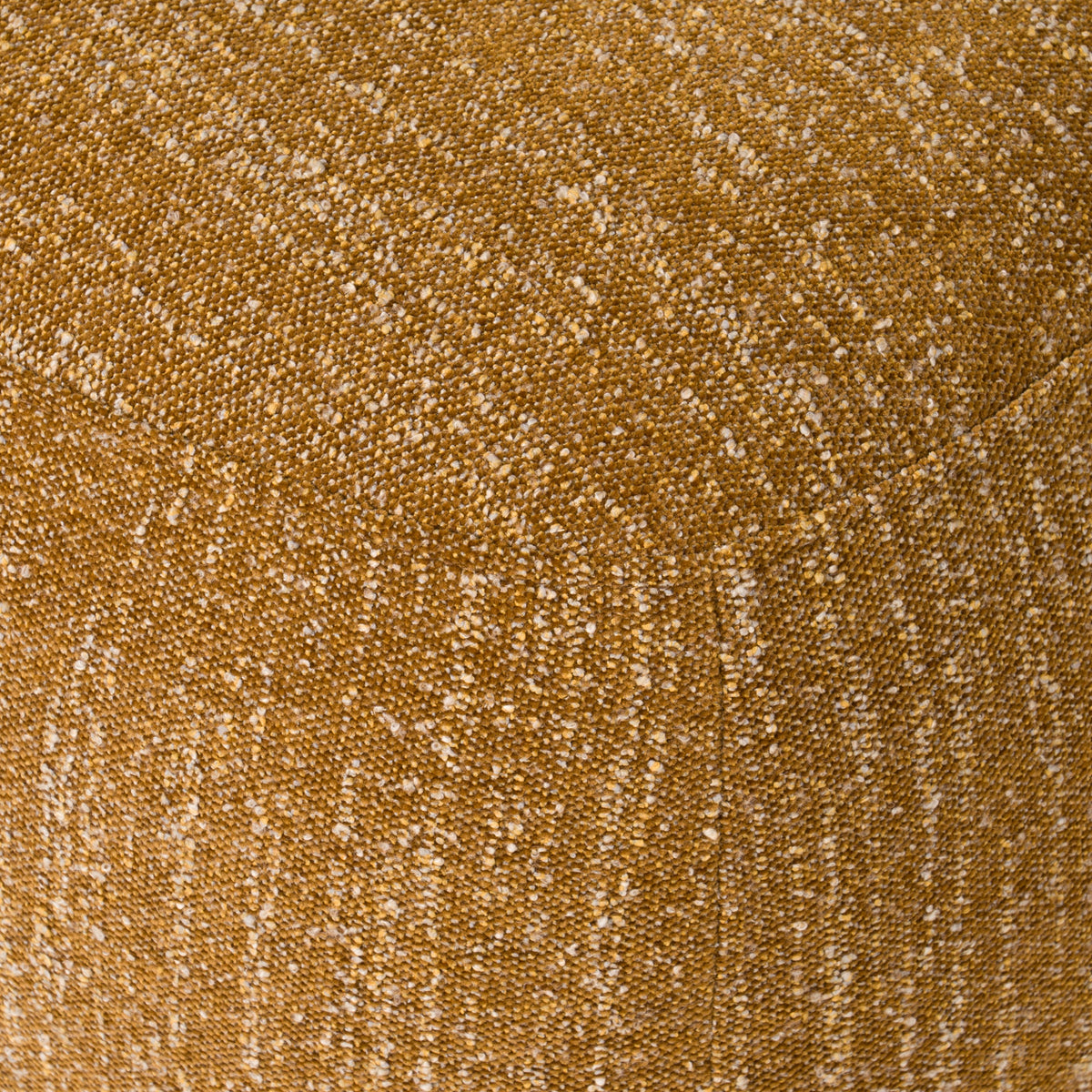 Kinsey Modern Mustard Large River Rock Ottoman
