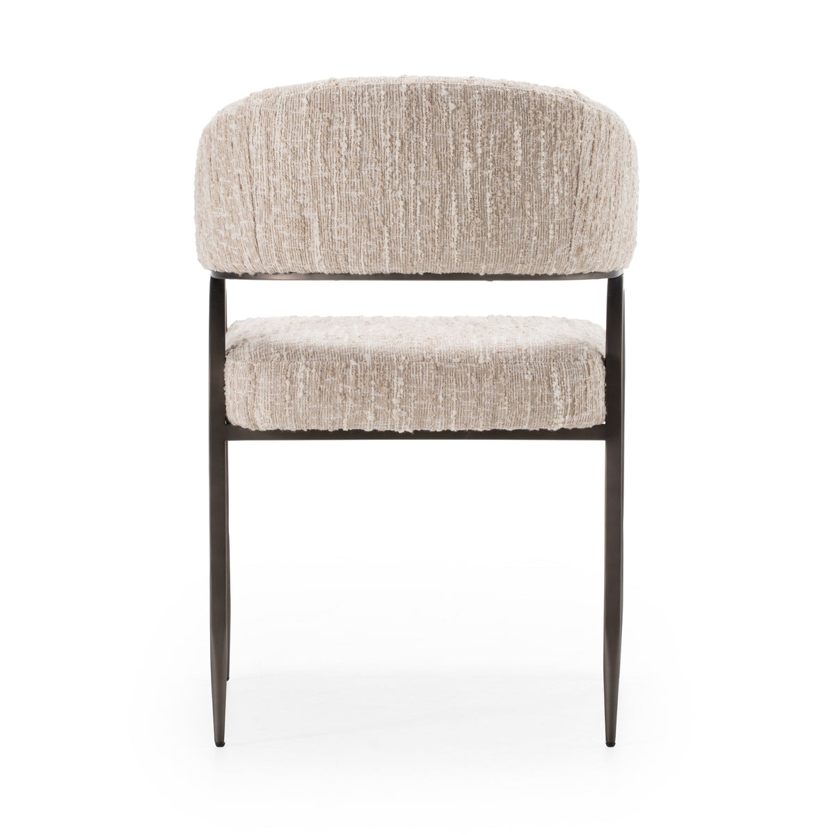 Kobe Modern Beige Fabric Dining Chair