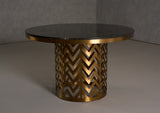 Kowal Glam Black Marble Dining Table