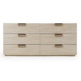 Lago Modern Faux Travertine Dresser