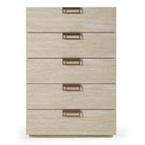 Lago Modern Faux Travertine Chest