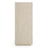 Lago Modern Faux Travertine Chest