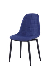 Zella Modern Blue Dining Chair (Set of 2)