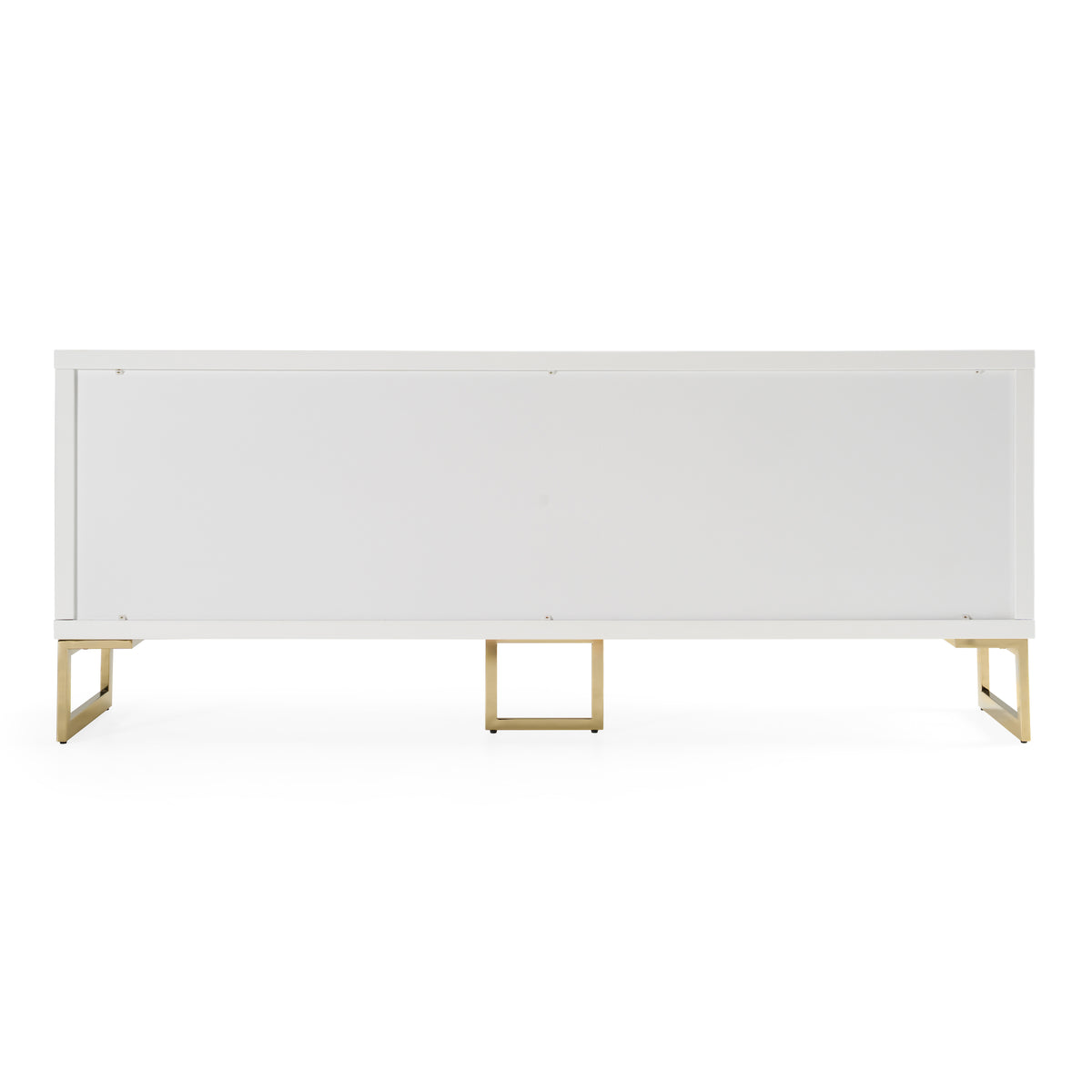 Leah Contemporary White High Gloss & Champagne Gold Buffet