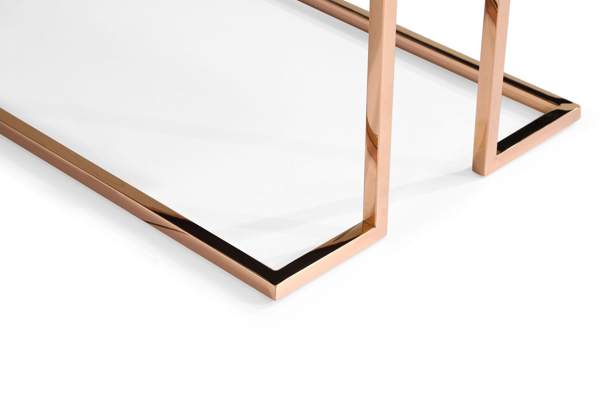 Legend Modern Green Velvet & Rosegold Dining Chair (Set of 2)