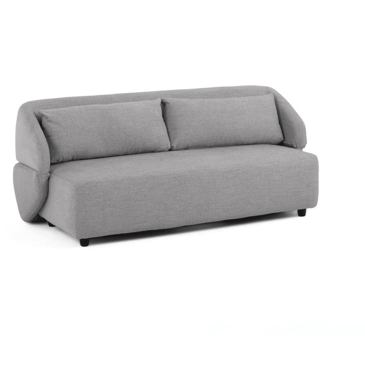 Lerner Modern Light Grey Fabric Sofa Bed