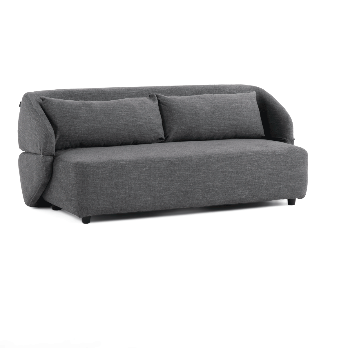 Lerner Modern Dark Grey Fabric Sofa Bed