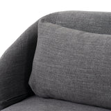 Lerner Modern Dark Grey Fabric Sofa Bed
