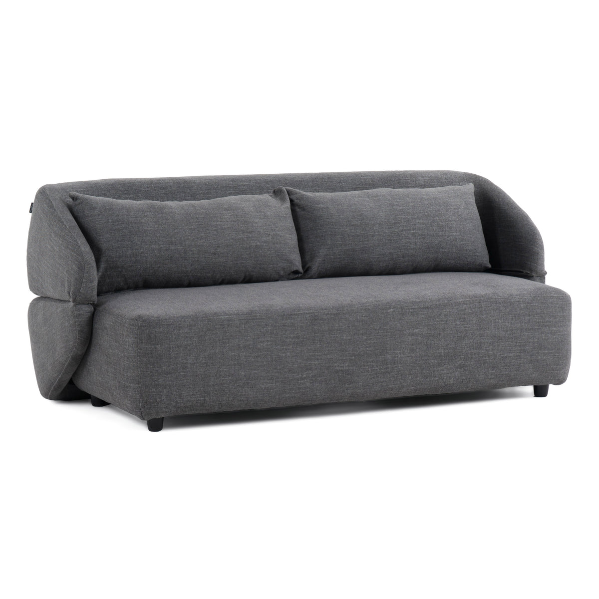 Lerner Modern Dark Grey Fabric Sofa Bed